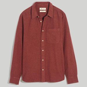 NWT!! Men's MADEWELL Sunday Flannel Perfect Long-Sleeve Shirt